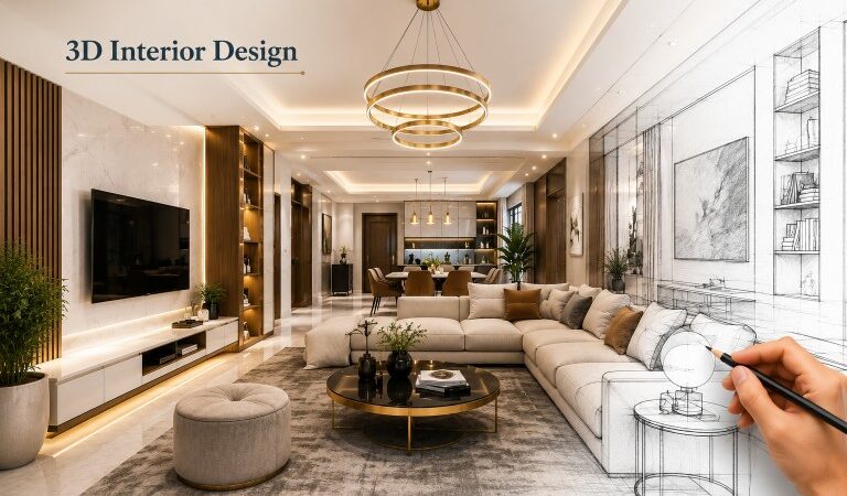 Why 3D Interior Design Visualization Is Essential Before Construction